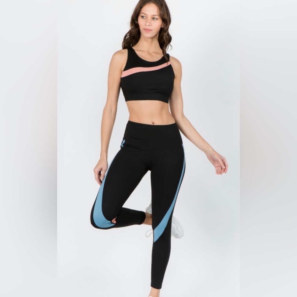Women’s stripe activewear set